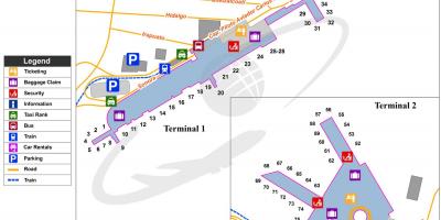 Mexico City terminali kaart 1.