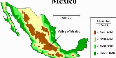 Kaart valley Mehhiko